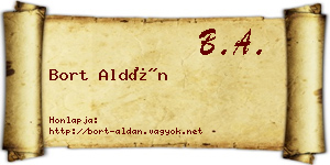 Bort Aldán névjegykártya